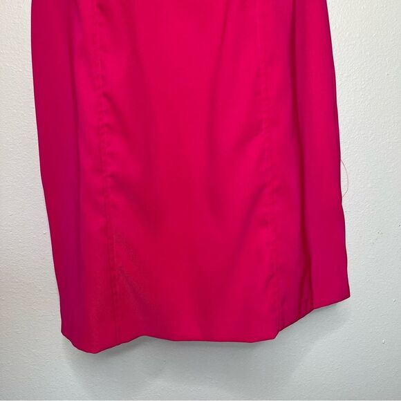 Alyx Limited Pink Sleeveless Sheath Dress Back Zip Flattering Seaming Women 18 - Picture 5 of 13